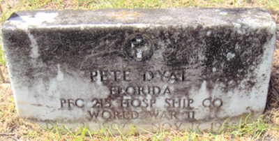 pete dyal Grave marker