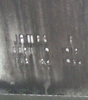 James F. Ray Grave Marker