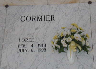 Loree Cormier Grave Marker