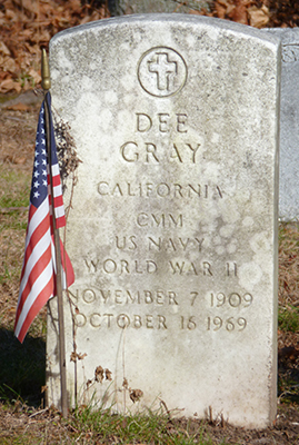 Dee Gray Grave Marker