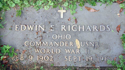 Edwin E. Richards grave marker
