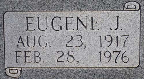 Eugene Anderson Grave Marker