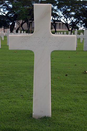 Richard H. Berube Grave Marker