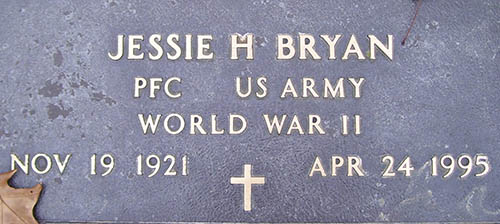 Jessie H. Bryan Grave Marker
