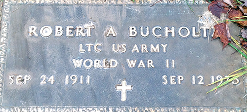Robert A. Bucholtz Grave Marker