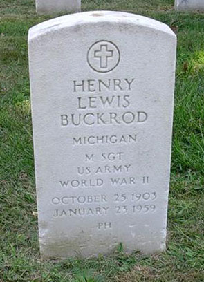 Henry L. Buckrod Grave Marker