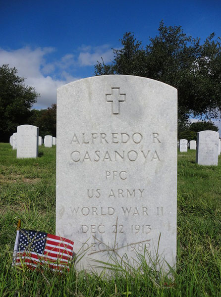 Alfredo Casanova Grave Marker