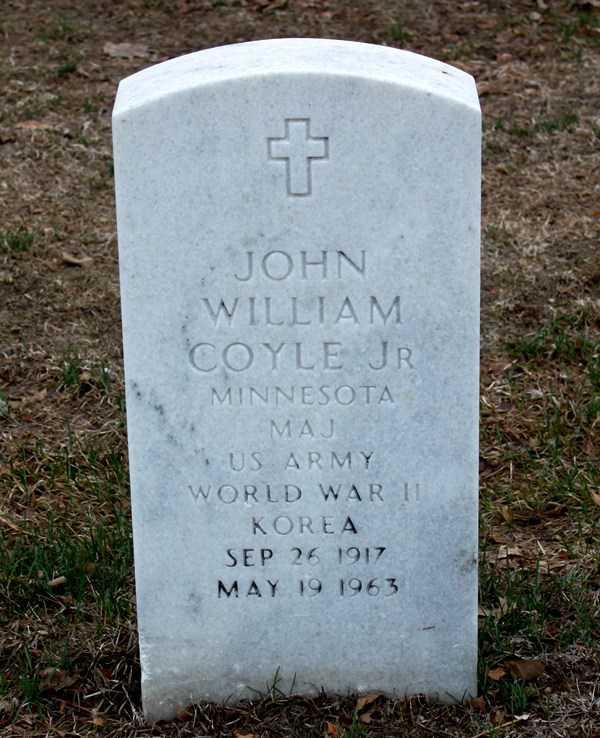 John W. Coyle Grave Marker