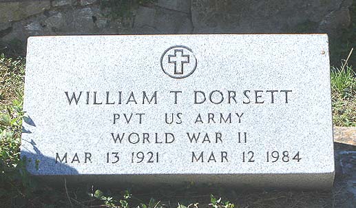 William T. Dorsett Grave Marker