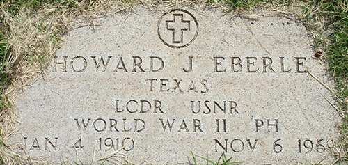 Howard J. Eberle Grave Marker