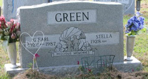Glen E. Green Grave Marker
