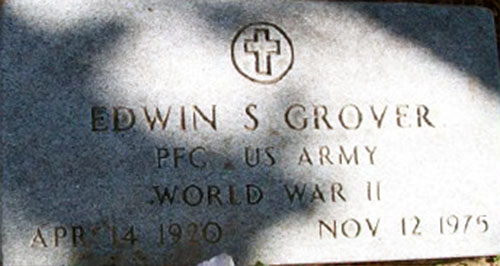 Edwin S. Grover Grave Marker