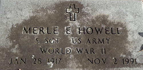 Merle E. Howell Grave Marker