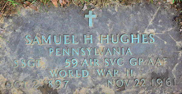 Samuel H. Hughes Grave Marker