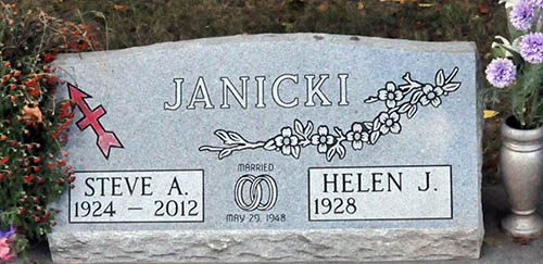 Steve A. Janicki Grave Marker