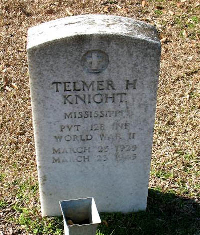 Telmer H. Knight Grave Marker