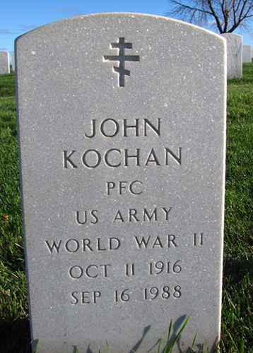 John Kochan Grave Marker