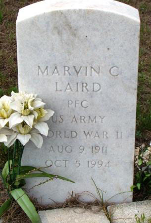 Marvin C. Laird Grave Marker