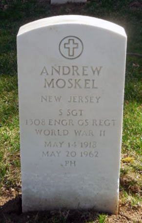 Andrew Moskel Grave Marker