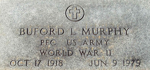 Buford L. Murphy Grave Marker
