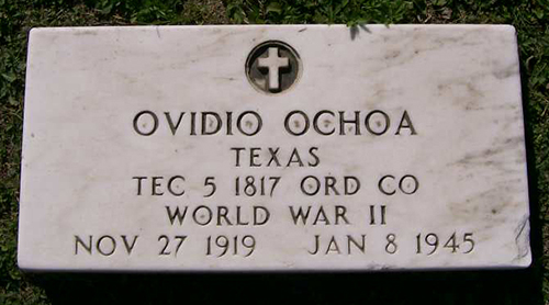 Ovidio Ochoa Grave Marker