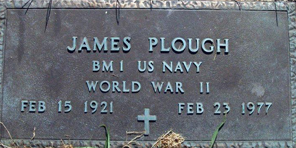 James Plough Grave Marker