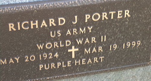 Richard J. Porter Grave Marker