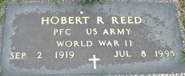 Hobert Reed Grave Marker