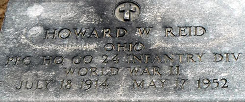 Howard W. Reid Grave Marker