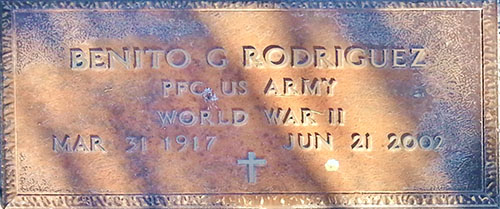 Benito G. Rodriguez Grave Marker
