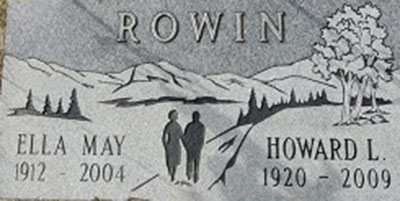 Howard L. Rowin Grave Marker