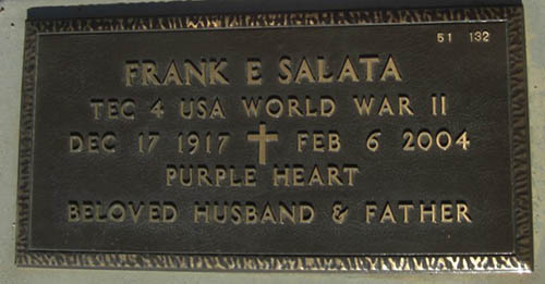 Frank E. Salata Grave Marker