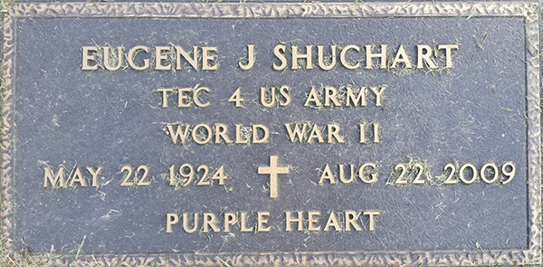 Eugene J. Shuchart Grave Marker