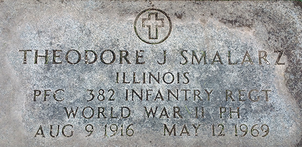 Theodore J. Smalarz Grave Marker