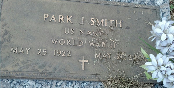 Park J. Smith Grave Marker
