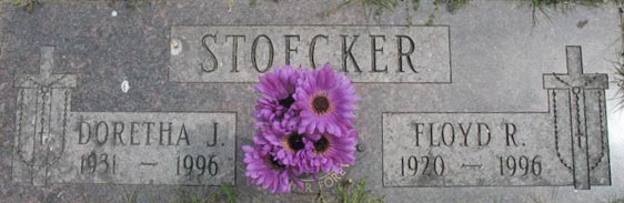 Floyd R. Stoecker Grave Marker