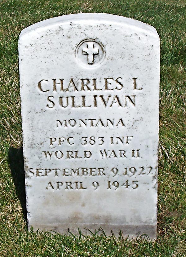 Charles L. Sullivan Grave Marker