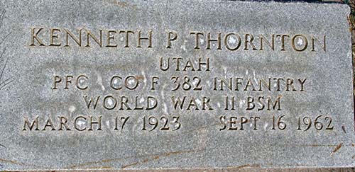 Kenneth P. Thornton Grave Marker
