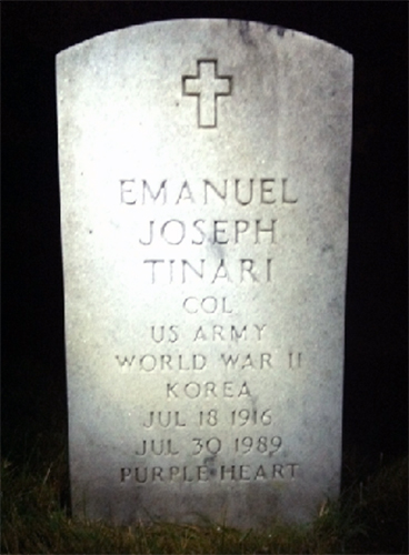 Emanuel J. Tinari Grave Marker