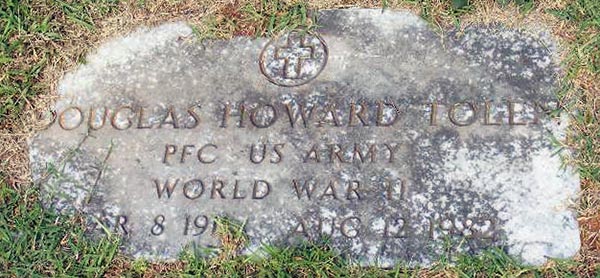 Douglas H. Tolen Grave Marker