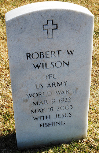 Robert W. Wilson Grave Marker