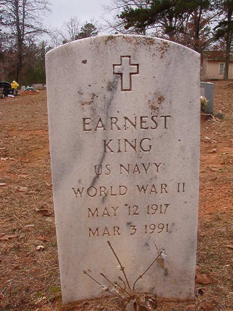 Earnest King Grave Marker
