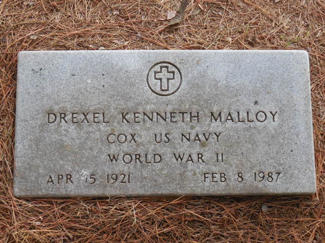 drexel k malloy grave marker