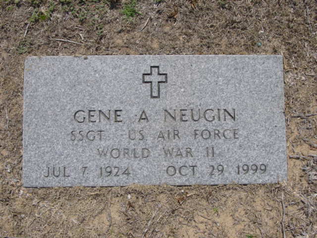 gene a. neugin grave marker