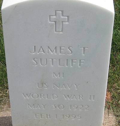 james sutliff grave marker